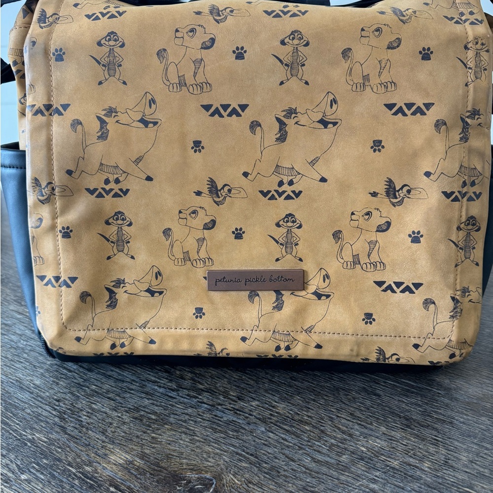 Petunia Pickle Bottom Lion King Boxy Backpack Diaper Bag